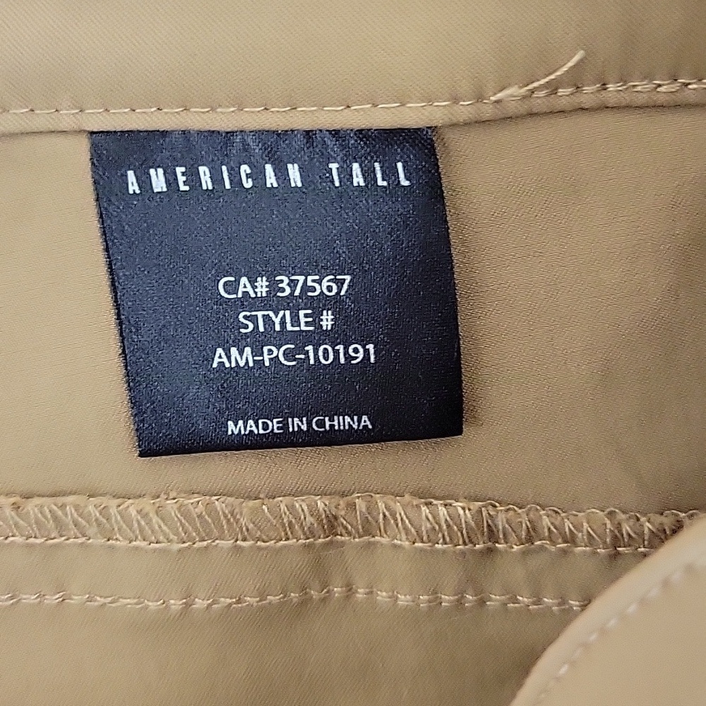 American Tall Men's 5 Pocket Tan Traveler Pants, Sz 40 X 36. vacation business - Picture 5 of 7